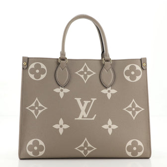 Louis Vuitton OnTheGo Tote Bicolor Monogram Empreinte Giant MM