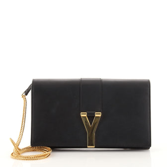 Saint Laurent Chyc Chain Clutch Leather