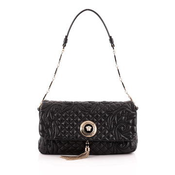 Versace Vanitas Medea Flap Bag Barocco Leather