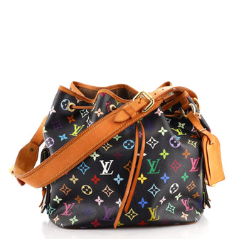 Louis Vuitton Petit Noe Handbag Monogram Multicolor