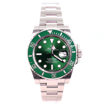 Oyster Perpetual Submariner Hulk Date Automatic Watch Stainless Steel and Cerachrom 40