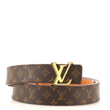 Louis Vuitton LV Initiales Belt Monogram Canvas Thin