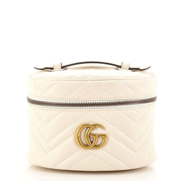 Gucci GG Marmont Vanity Backpack Matelasse Leather Mini