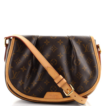 Louis Vuitton Menilmontant Handbag Monogram Canvas PM