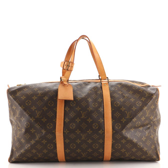 Louis Vuitton Sac Souple Handbag Monogram Canvas 55