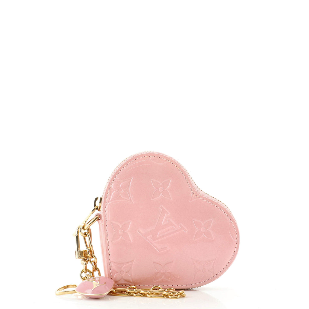 louis vuitton heart shaped coin purse