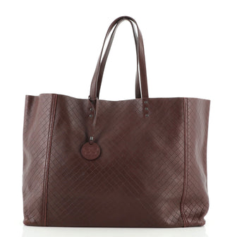 Bottega Veneta Intrecciomirage Tote Leather Large