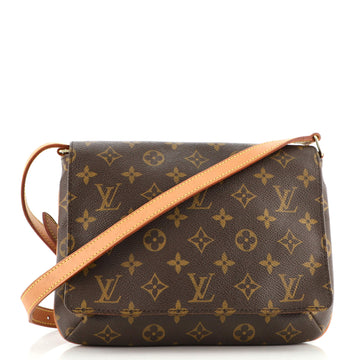 Louis Vuitton Musette Tango Handbag Monogram Canvas