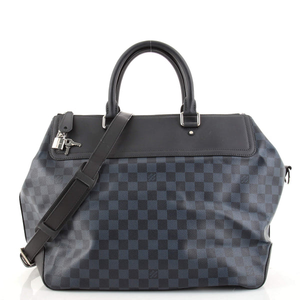 Neo greenwich leather satchel Louis Vuitton Blue in Leather - 31569366