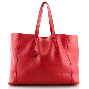 Bottega Veneta Intrecciomirage Tote Leather Large