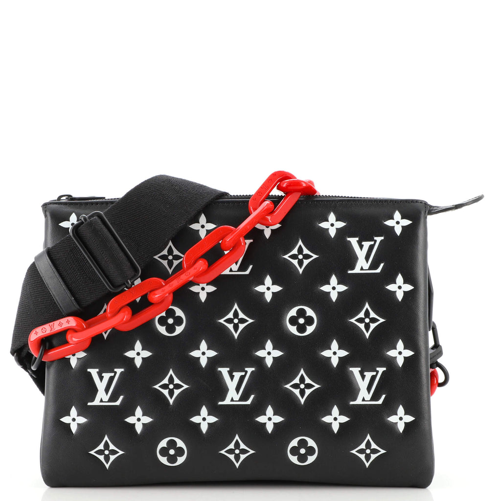 Louis Vuitton CoussinPM black monogram lambskin