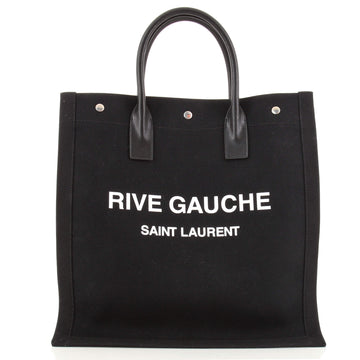Saint Laurent Rive Gauche Shopper Tote Canvas Tall