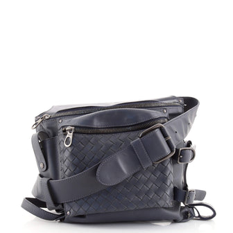 Bottega Veneta Utility Waist Bag Leather with Intrecciato