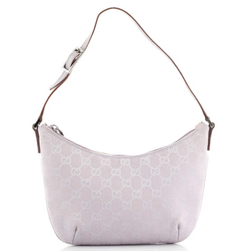 Gucci Vintage Pochette Shoulder Bag GG Canvas Small