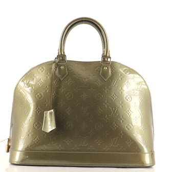 Louis Vuitton Alma Handbag Monogram Vernis GM