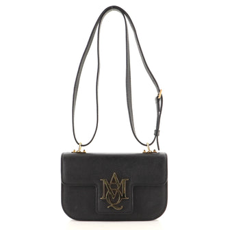 Alexander McQueen Insignia Shoulder Bag Leather Small