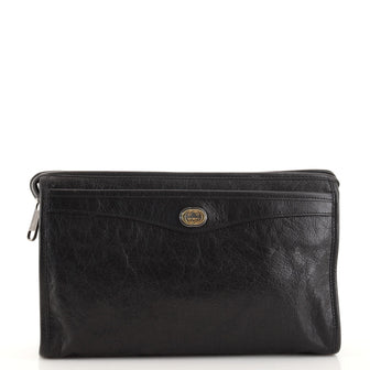 Gucci Morpheus Zip Pouch Leather