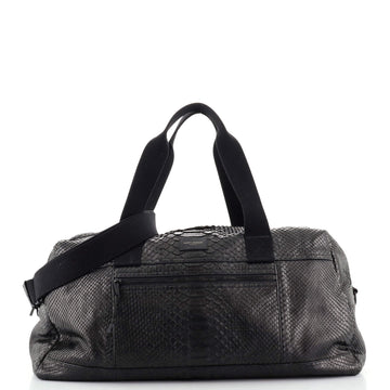 Saint Laurent Nuxx Duffle Bag Python Large