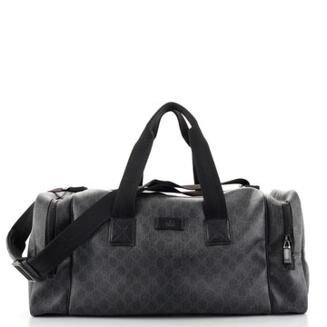 Gucci Side Pocket Duffle Bag GG Coated Canvas Large