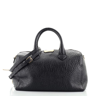 Burberry Alchester Bowling Bag Heritage Grained Leather Medium
