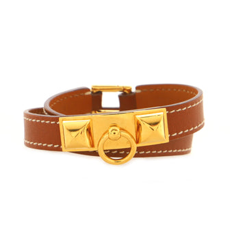 Hermes Rivale Double Tour Bracelet Leather