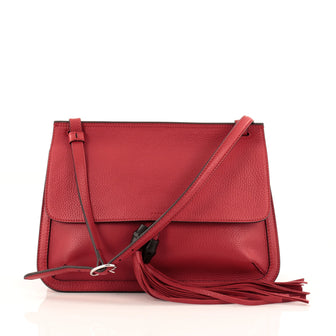 Gucci Bamboo Daily Flap Bag Leather