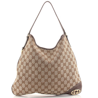 Gucci New Britt Hobo GG Canvas Medium