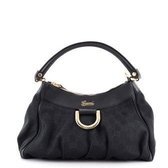 Gucci D Ring Hobo GG Canvas Small