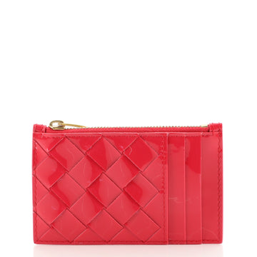 Bottega Veneta Zipped Card Holder Intrecciato Patent