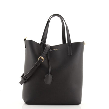 Saint Laurent Shopper Tote Leather Toy