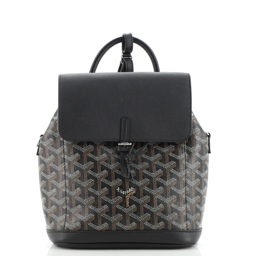 Goyard Alpin Backpack Coated Canvas Mini Black 1315402