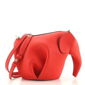 Loewe Elephant Crossbody Bag Leather Mini