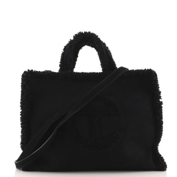 Telfar UGG Shopping Tote Suede with Shearling Medium