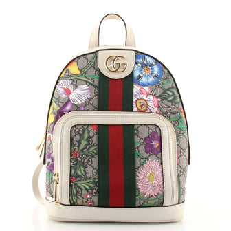 Gucci Ophidia Backpack Flora GG Coated Canvas Small