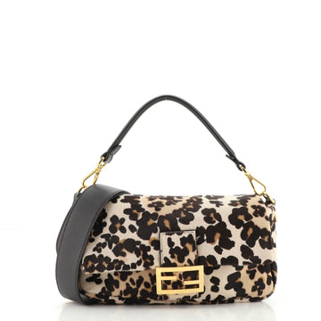 Fendi Baguette NM Bag Printed Calf Hair Medium