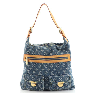 Louis Vuitton Baggy Handbag Denim GM