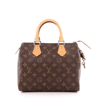 Louis Vuitton Speedy Handbag Monogram Canvas 25 