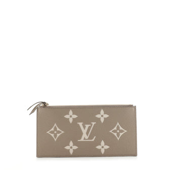 Louis Vuitton Felicie Zip Pouch Insert Bicolor Monogram Empreinte Giant