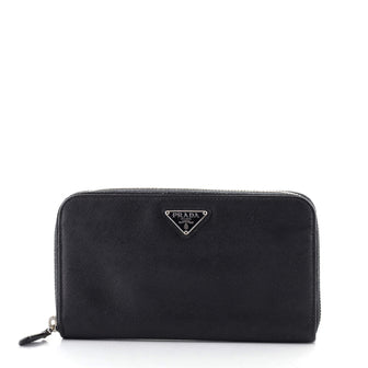 Prada Zip Around Wallet Saffiano Leather Long
