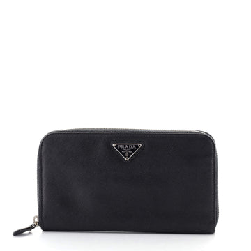 Prada Zip Around Wallet Saffiano Leather Long