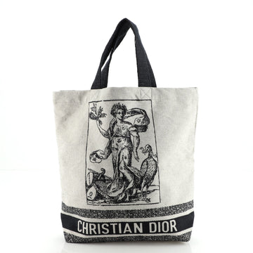 Christian Dior Cruise Shopping Tote Printed Canvas