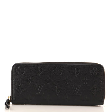 Louis Vuitton Clemence Wallet Monogram Empreinte Leather