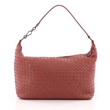 Bottega Veneta Zip Hobo Intrecciato Nappa Small