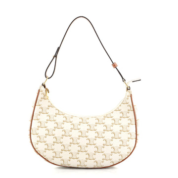 Celine Ava Bag Triomphe Coated Canvas