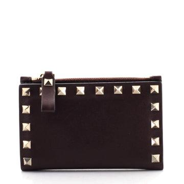 Valentino Rockstud Bifold Wallet Leather Small
