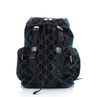 Gucci Techpack Backpack GG Velvet Medium
