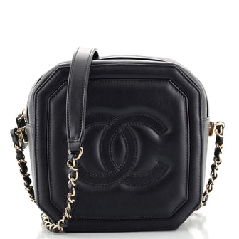 Chanel Timeless CC Octagon Camera Case Quilted Lambskin Mini