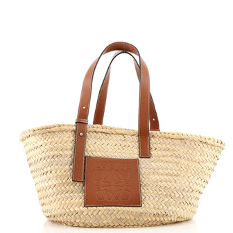 Loewe Basket Tote Raffia Medium