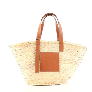 Loewe Basket Tote Raffia Medium