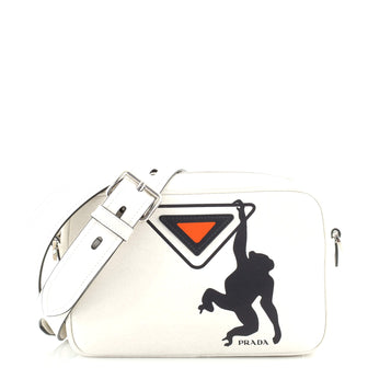 Prada Camera Bag Printed City Calf Medium